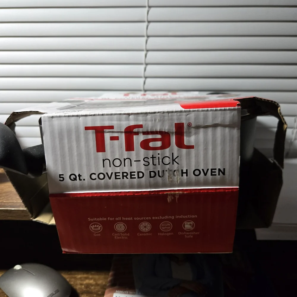 T-fal Non-Stick Black‎ Covered Dutch Oven